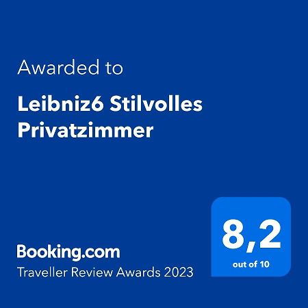 Leibniz6 Stilvolles Privatzimmer Leipzig Exteriör bild